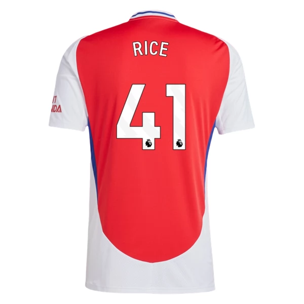 Arsenal Rice 41 Hjemmedrakt 2024-25 Fotballdrakter