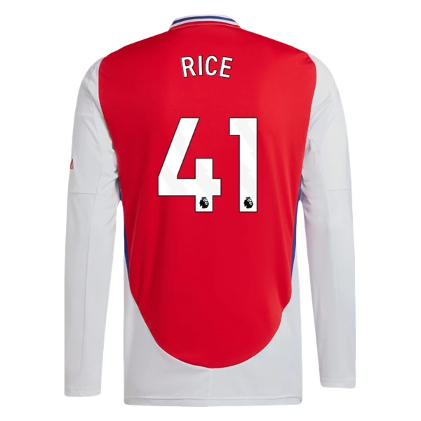 Arsenal Rice 41 Hjemmedrakt 2024-25 Fotballdrakter – Langermet