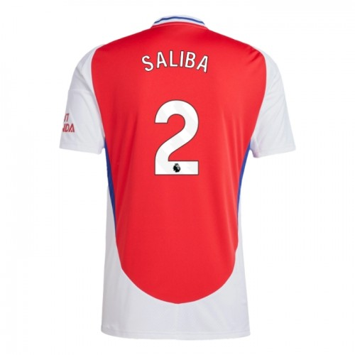 Arsenal Saliba 2 Hjemmedrakt 2024-25 Fotballdrakter