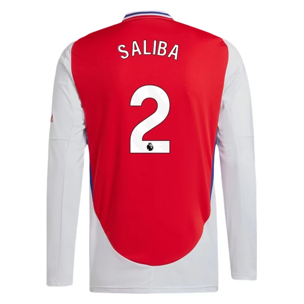 Arsenal Saliba 2 Hjemmedrakt 2024-25 Fotballdrakter – Langermet
