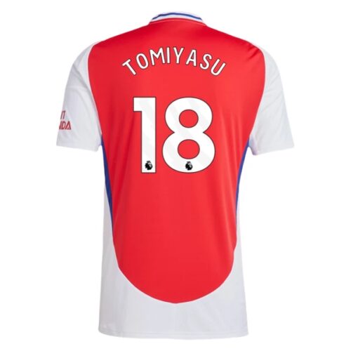 Arsenal Tomiyasu 18 Hjemmedrakt 2024 25 Fotballdrakter