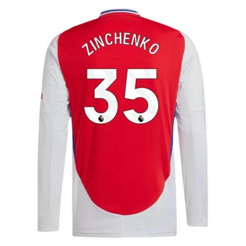 Arsenal Zinchenko 35 Hjemmedrakt 2024 25 Fotballdrakter Langermet
