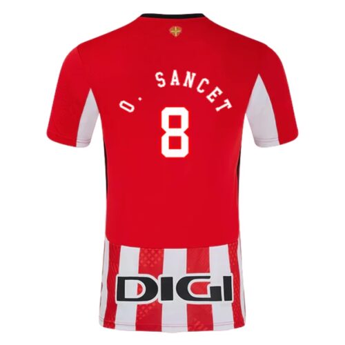 Atlético Bilbao OSancet 8 Hjemmedrakt 2024 25 Fotballdrakter