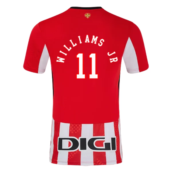 Atlético Bilbao Williams JR 11 Hjemmedrakt 2024-25 Fotballdrakter