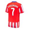 Atlético Madrid Antoine Griezmann 7 Hjemmedrakt 2024 25 Fotballdrakter