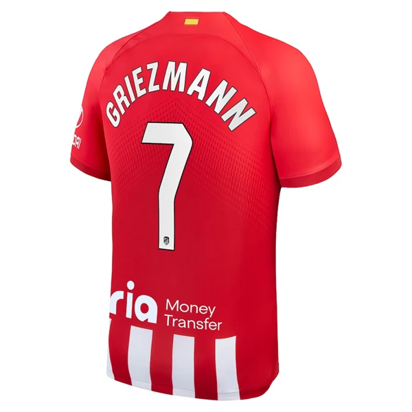 Atlético Madrid Antoine Griezmann 7 Hjemmedrakt 2023-24 Fotballdrakter