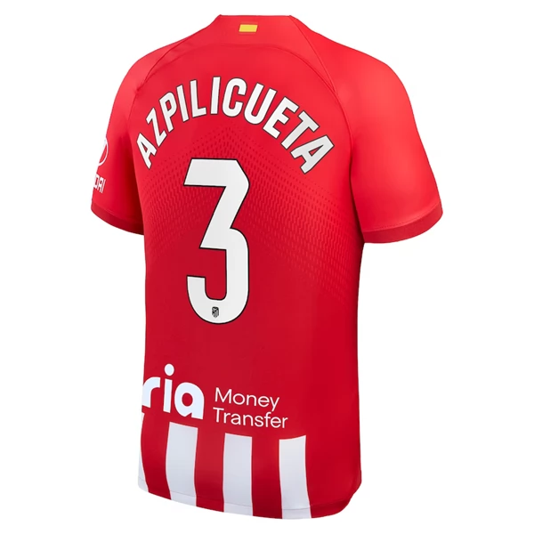 Atlético Madrid César Azpilicueta 3 Hjemmedrakt 2023 24 Fotballdrakter