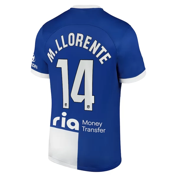 Atlético Madrid M.Llorente 14 Bortedrakt 2023-24 Fotballdrakter