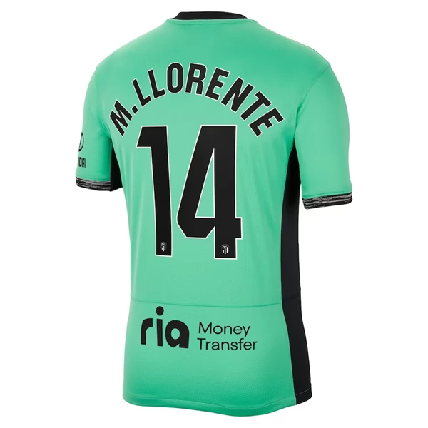 Atlético Madrid M.Llorente 14 Tredjedrakt 2023-24 Fotballdrakter