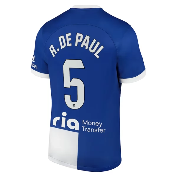 Atlético Madrid R. De Rodrigo De Paul 5 Bortedrakt 2023-24 Fotballdrakter