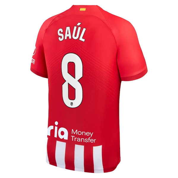 Atlético Madrid Saúl Ñíguez 8 Hjemmedrakt 2023-24 Fotballdrakter