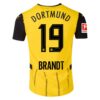 BVB Borussia Dortmund Brandt 19 Hjemmedrakt 2024 25 Fotballdrakter