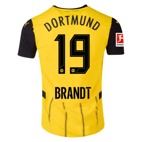 BVB Borussia Dortmund Brandt 19 Hjemmedrakt 2024-25 Fotballdrakter