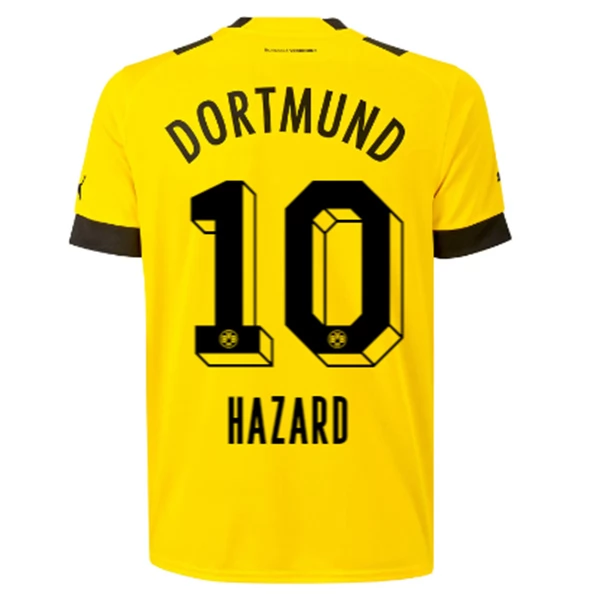 BVB Borussia Dortmund Eden Hazard 10 Hjemmedrakt 2022-23 Fotballdrakter