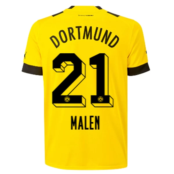 BVB Borussia Dortmund Malen 21 Hjemmedrakt 2022-23 Fotballdrakter