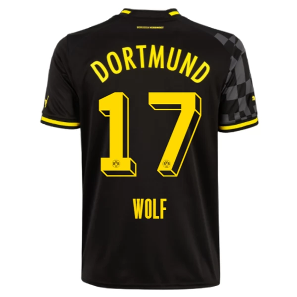 BVB Borussia Dortmund Wolf 17 Bortedrakt 2022-23 Fotballdrakter