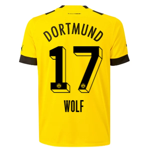 BVB Borussia Dortmund Wolf 17 Hjemmedrakt 2022-23 Fotballdrakter