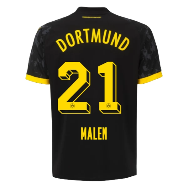 BVB Borussia Dortmund Malen 21 Bortedrakt 2023-24 Fotballdrakter
