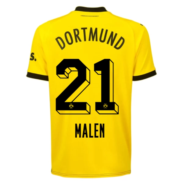 BVB Borussia Dortmund Malen 21 Hjemmedrakt 2023-24 Fotballdrakter