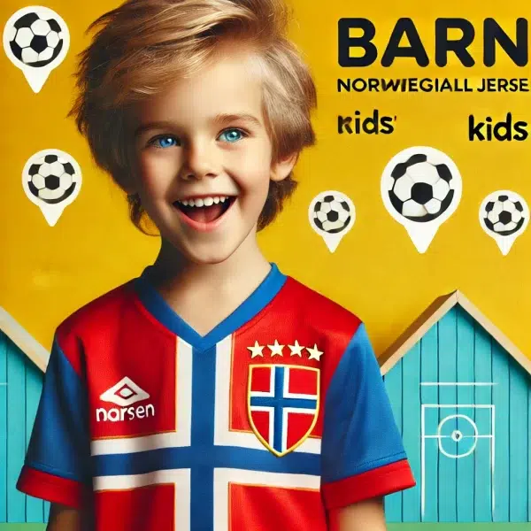 Barn fotballdrakt