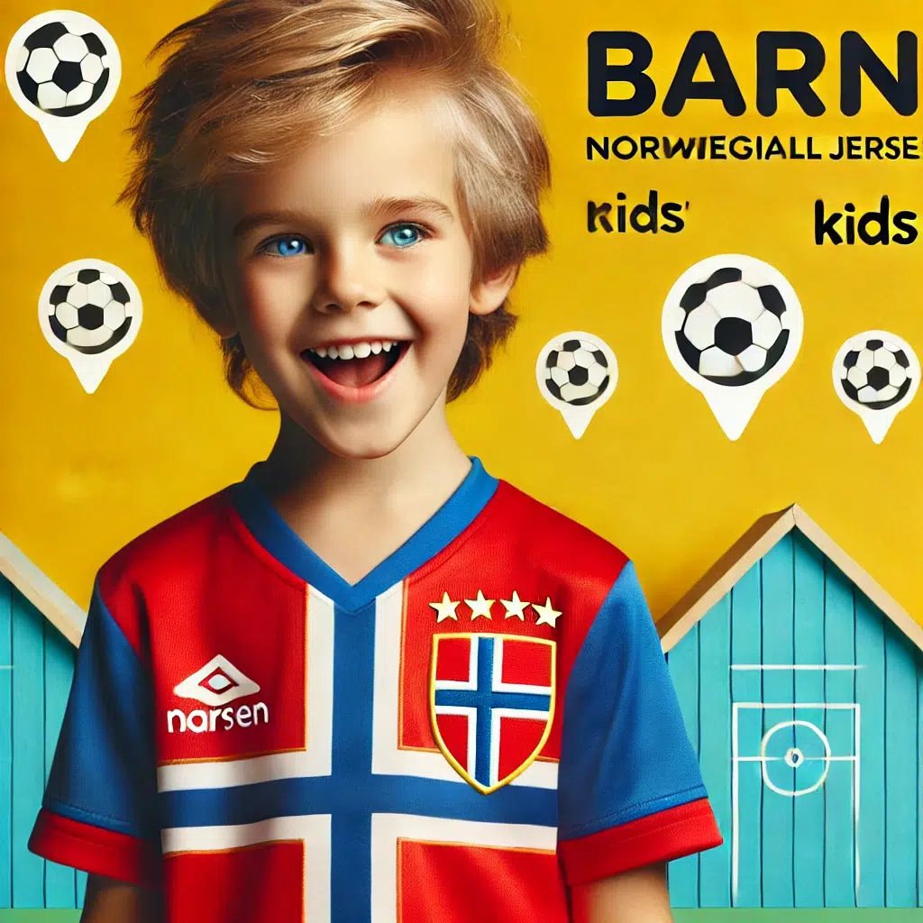Barn fotballdrakt