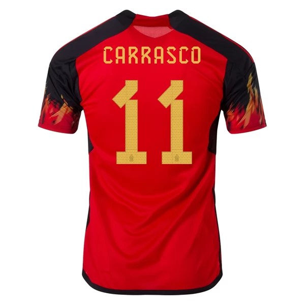 Belgia Carrasco 11 Hjemmedrakt 2022 Fotballdrakter