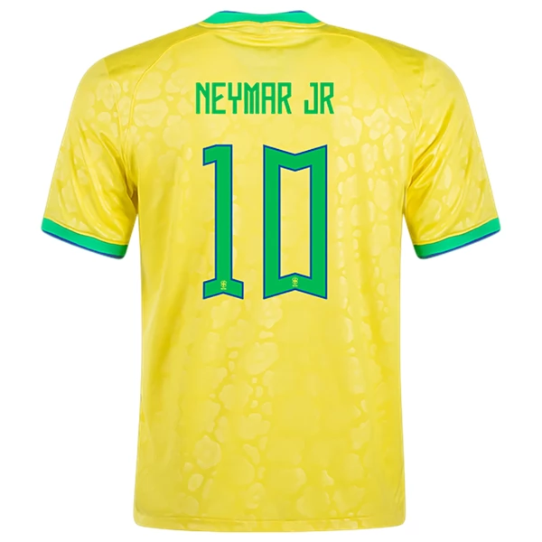 Brasil Neymar Jr 10 Hjemmedrakt 2022 Fotballdrakter
