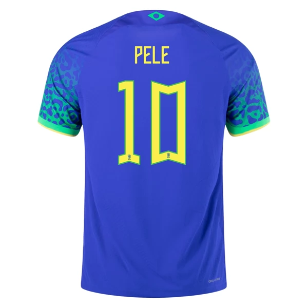 Brasil Pele 10 Bortedrakt 2022 Fotballdrakter