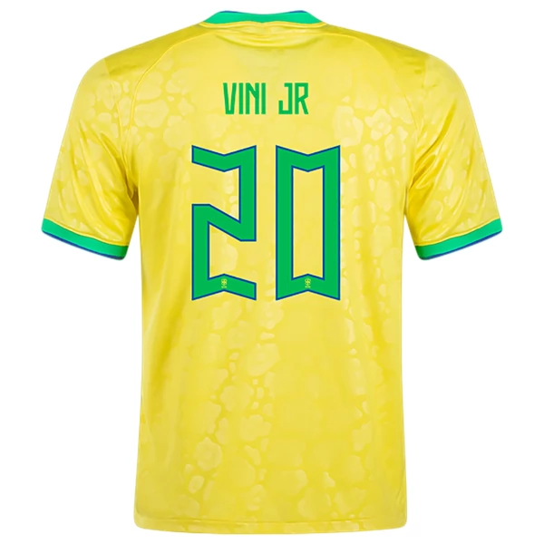Brasil Vini Jr 20 Hjemmedrakt 2022 Fotballdrakter