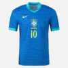 Brasil Neymar Jr 10 Bortedrakt 2024 Fotballdrakter