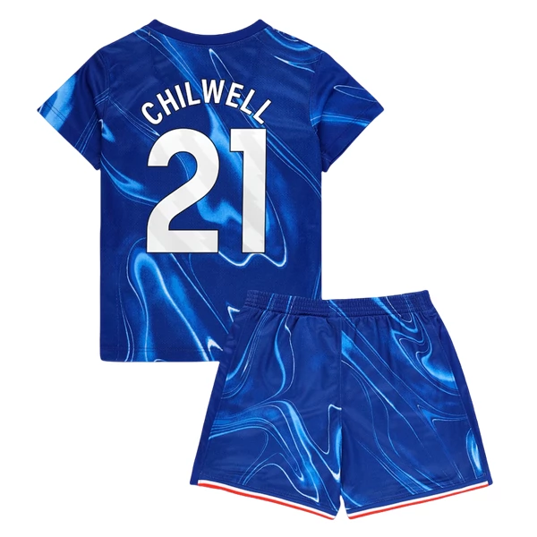 Chelsea Chilwell 21 Barn Hjemme Draktsett 2024-25 Fotballdrakter