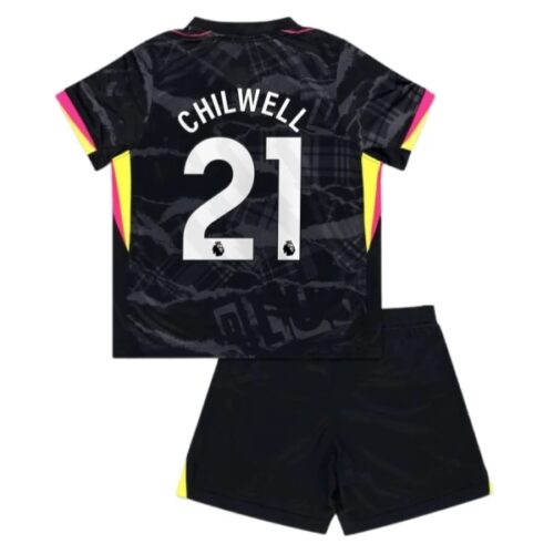 Chelsea Chilwell 21 Barn Tredje Draktsett 2024 25 Fotballdrakter
