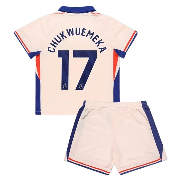 Chelsea Chukwuemeka 17 Barn Borte Draktsett 2024-25 Fotballdrakter