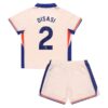 Chelsea Disasi 2 Barn Borte Draktsett 2024 25 Fotballdrakter