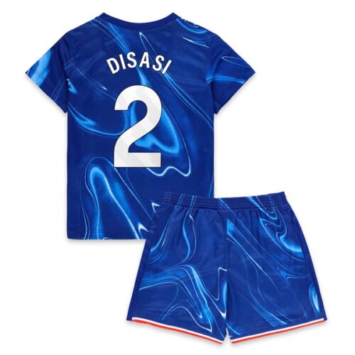 Chelsea Disasi 2 Barn Hjemme Draktsett 2024 25 Fotballdrakter