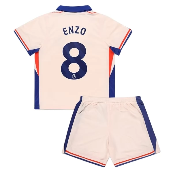 Chelsea Enzo 8 Barn Borte Draktsett 2024-25 Fotballdrakter