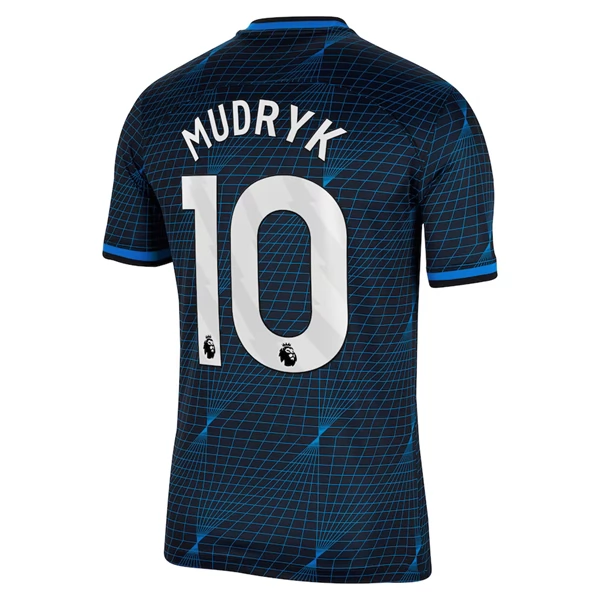 Chelsea Mudryk 10 Bortedrakt 2023-24 Fotballdrakter