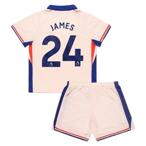 Chelsea James 24 Barn Borte Draktsett 2024 25 Fotballdrakter