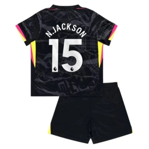 Chelsea NJackson 15 Barn Tredje Draktsett 2024 25 Fotballdrakter
