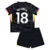 Chelsea Nkunku 18 Barn Tredje Draktsett 2024 25 Fotballdrakter