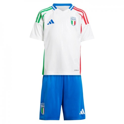 Italia Barn Borte Draktsett 2024 Fotballdrakter