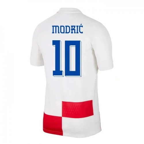 Kroatia Modrić 10 Hjemmedrakt 2024 Fotballdrakter