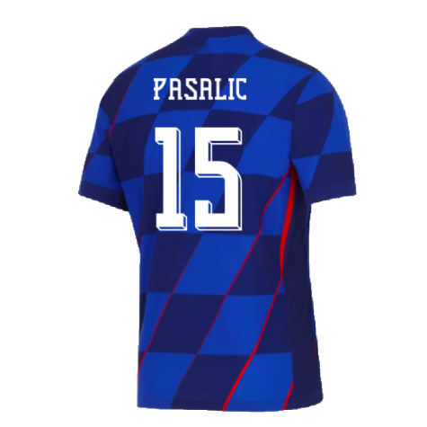 Kroatia Pašalić 15 Bortedrakt 2024 Fotballdrakter