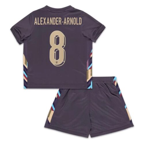 England Alexander Arnold 8 Barn Borte Draktsett 2024 Fotballdrakter