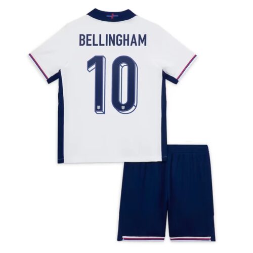 England Bellingham 10 Barn Hjemme Draktsett 2024 Fotballdrakter