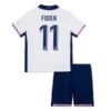 England Foden 11 Barn Hjemme Draktsett 2024 Fotballdrakter