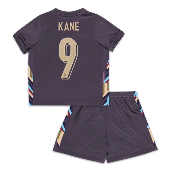England Kane 9 Barn Borte Draktsett 2024 Fotballdrakter