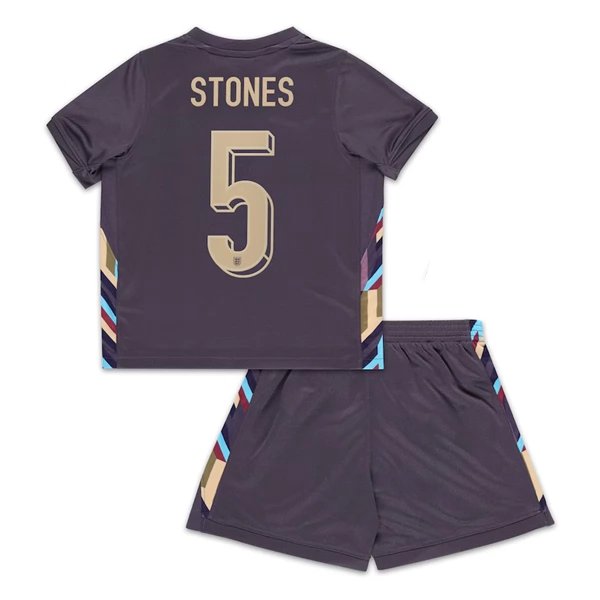 England Stones 5 Barn Borte Draktsett 2024 Fotballdrakter