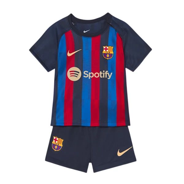 FC Barcelona Barn Hjemme Draktsett 2022-23 Fotballdrakter