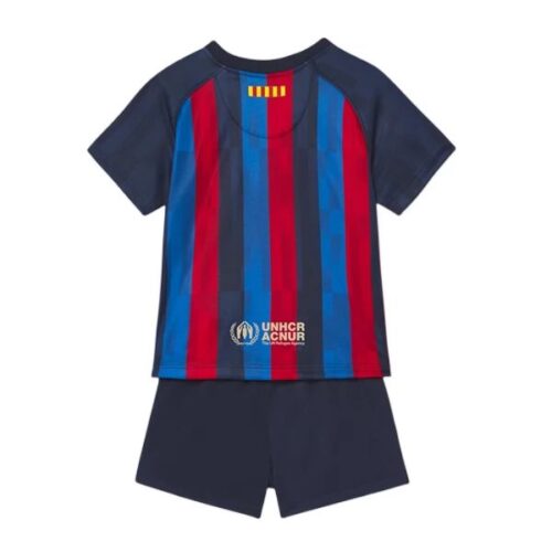 FC Barcelona Barn Hjemme Draktsett 2022 23 Fotballdrakter